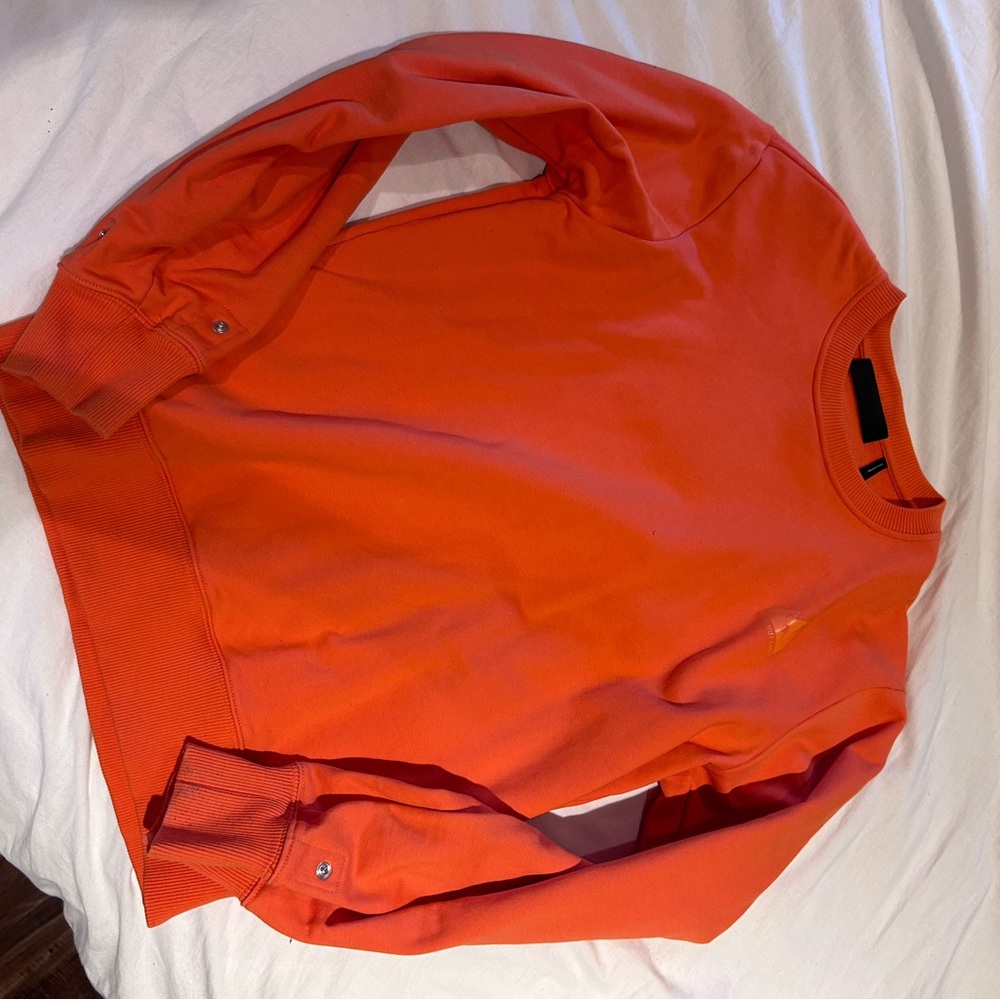 Helmut Lang Orange Sweatshirt